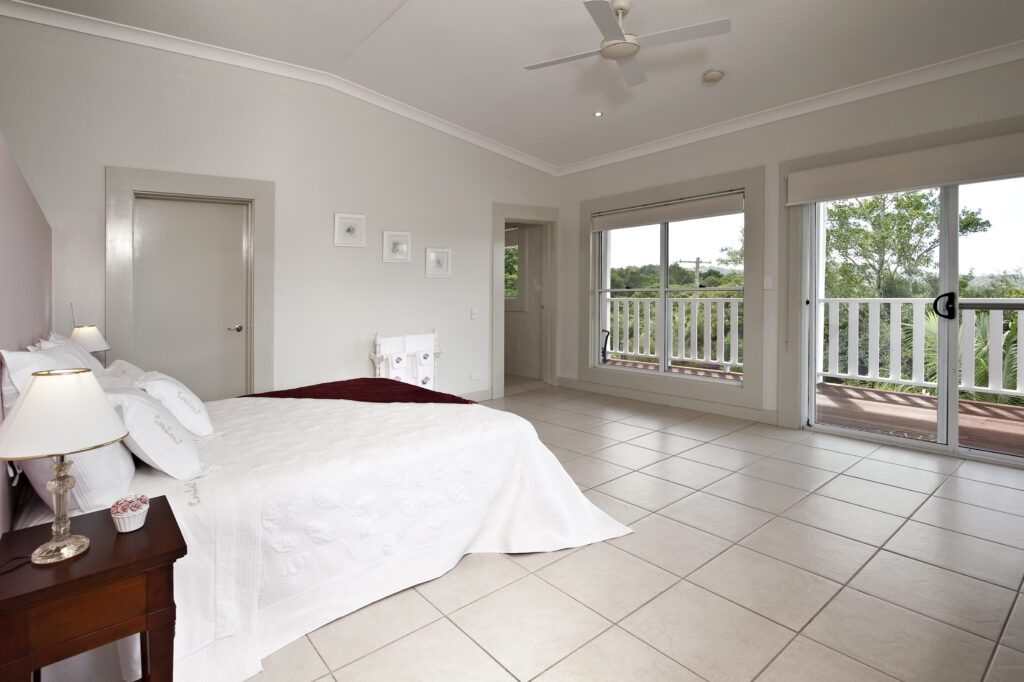 Ouyr property some history - The Rainforest Suite Bedroom as it was